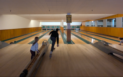 Old school bowling with teens in Toronto