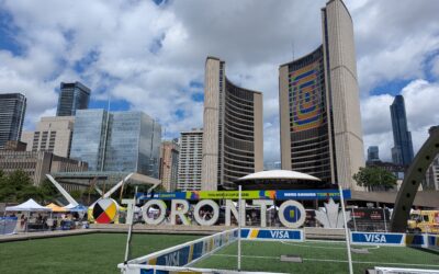 Toronto with FIFA fans in TOw